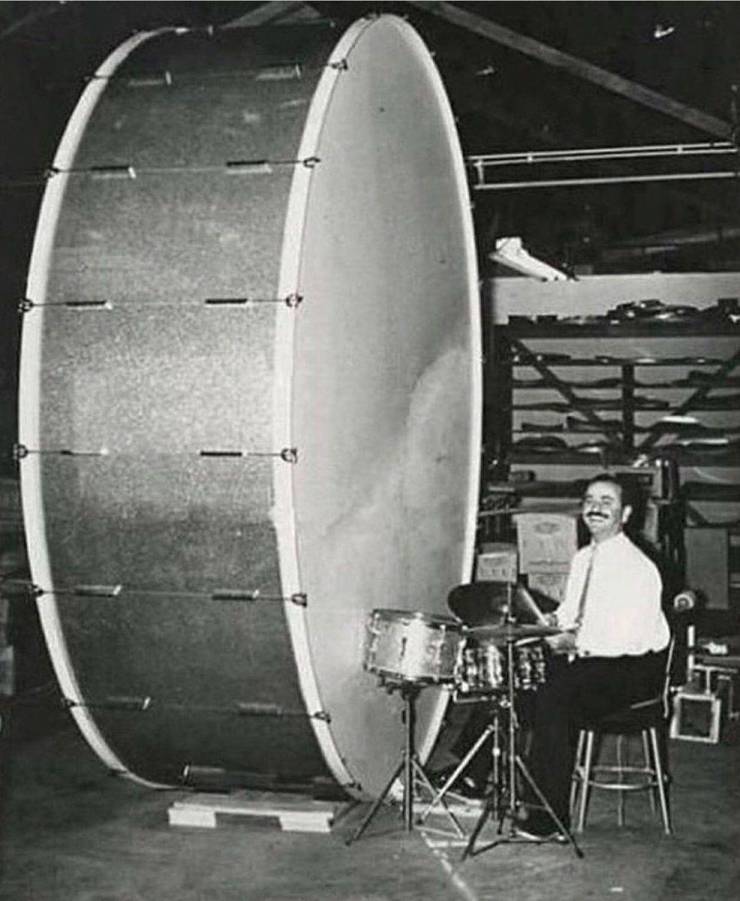 biggest bass drum