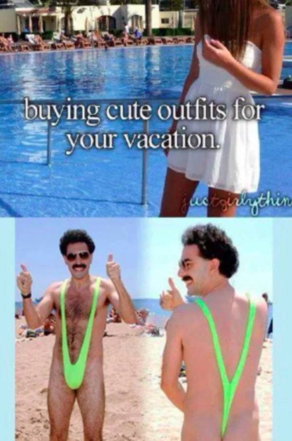 borat string - buying cute outfits for your vacation. uc irrythin