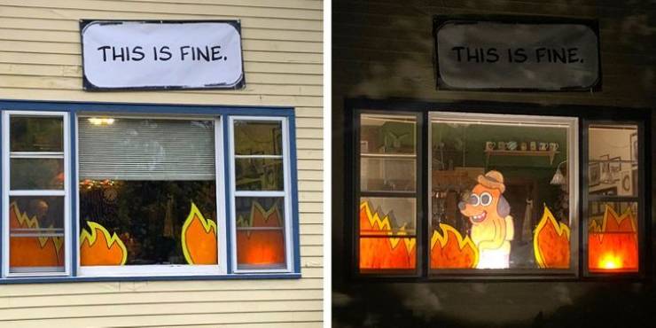 Halloween - This Is Fine. This Is Fine.