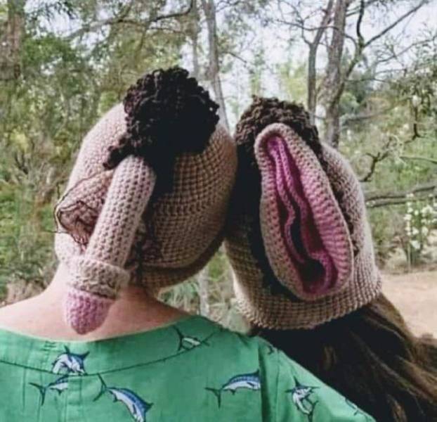 crochet vagina mask