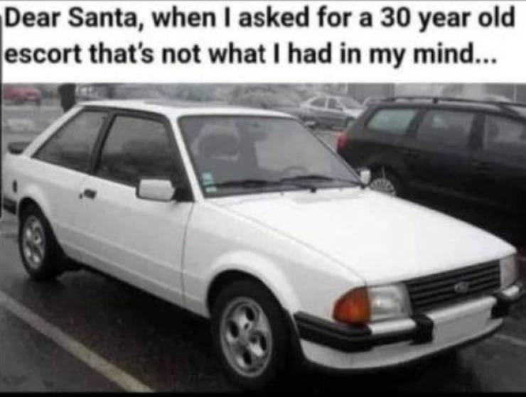 ford escort mark 3 - Dear Santa, when I asked for a 30 year old escort that's not what I had in my mind...