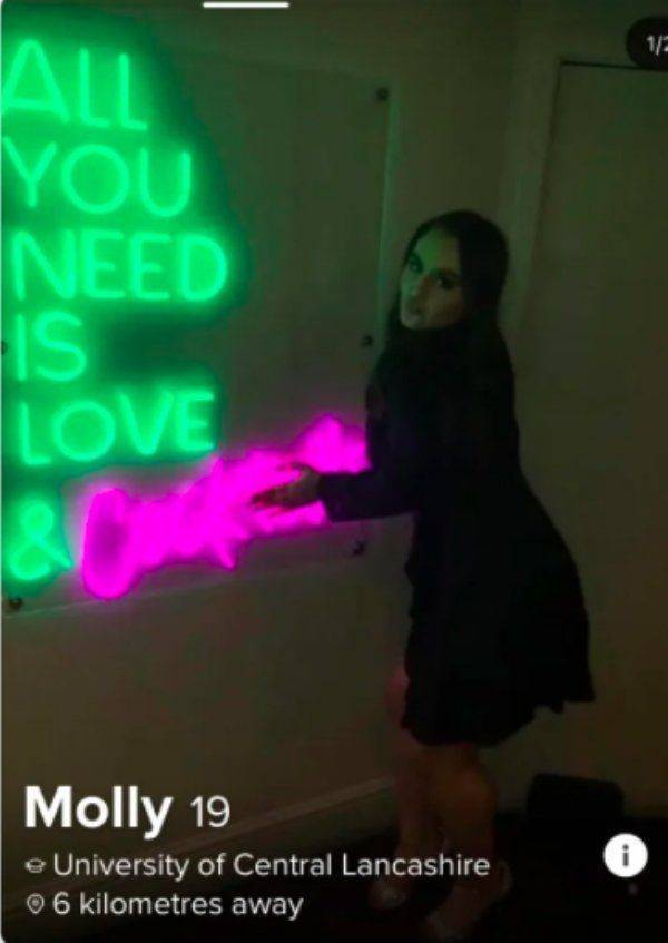 neon - 13 All You I Need Is Love 8 Molly 19 University of Central Lancashire 6 kilometres away i