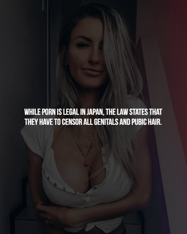 beauty - While Porn Is Legal In Japan, The Law States That They Have To Censor All Genitals And Pubic Hair.
