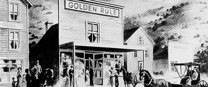 J.c. Penney, 1902 The store was originally named “The Golden Rule.” Today, JCPenney says the original name set the standard for which the company has operated on for more than a century, treating others the way it, too, would like to be treated. The name JCPenney was incorporated in 1913.