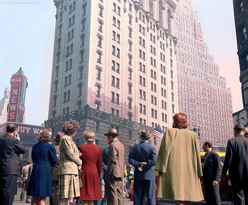 new york 1944 - Fn 00457 Of Pale Under Stron Color by facebook.com Color In W S Juy Wa