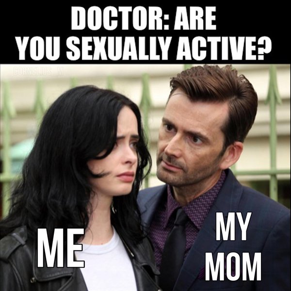 Purple Man - Doctor Are You Sexually Active? Me My Mom