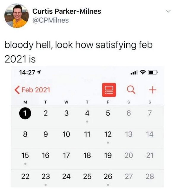 february 2021 satisfying - Curtis ParkerMilnes bloody hell, look how satisfying is 1