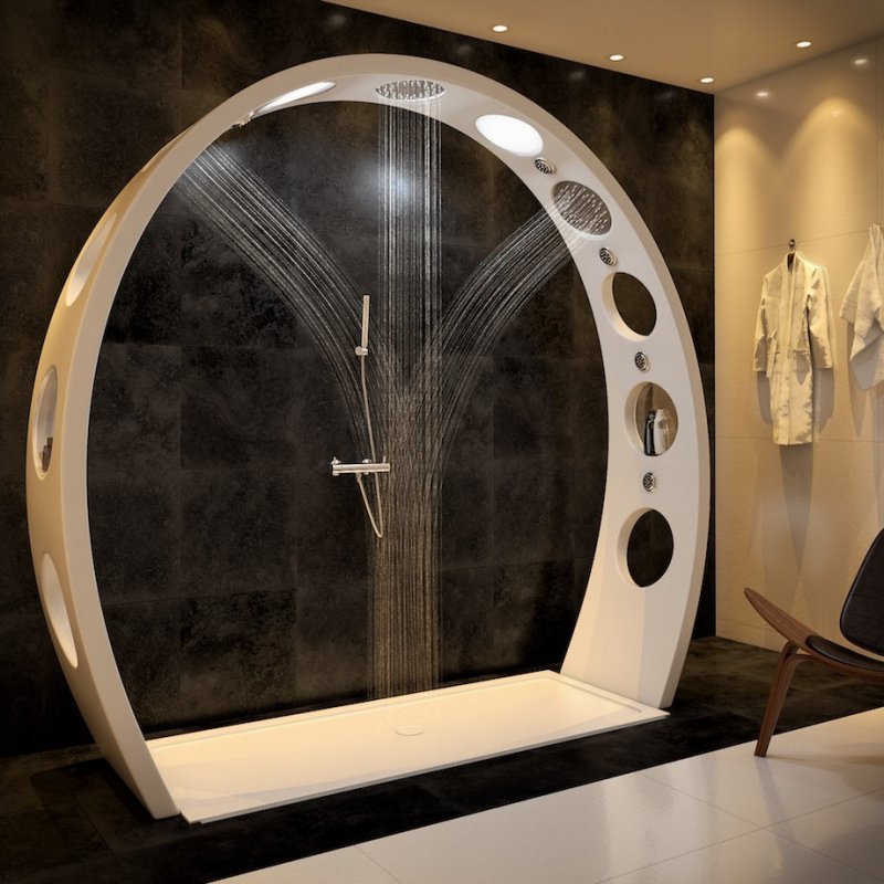 futureistic shower