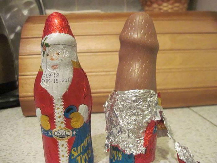 christmas chocolate fail