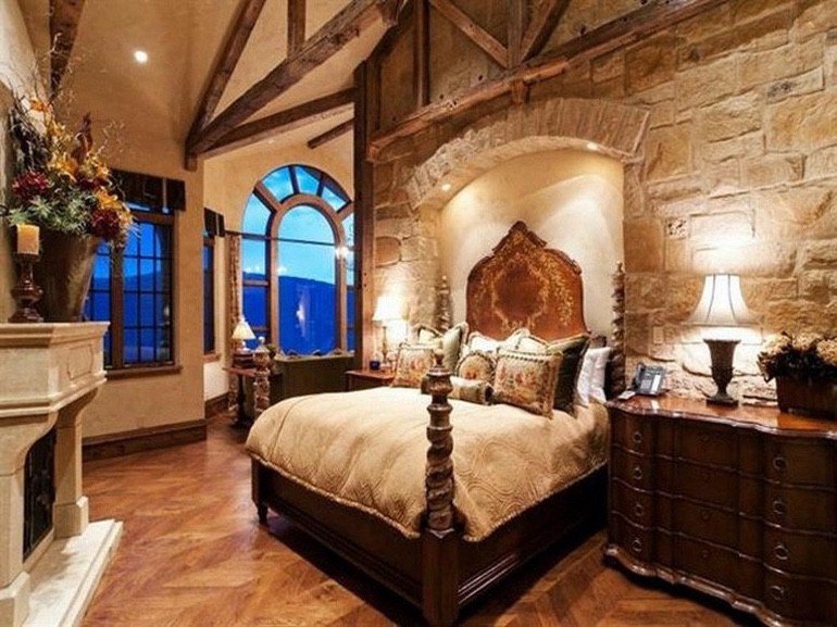 luxury rustic bedroom - Al