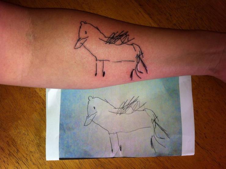 child first draw tattoo