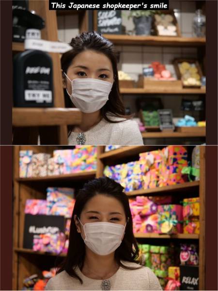 japanese shopkeeper's smile - This Japanese shopkeeper's smile Rank Relax