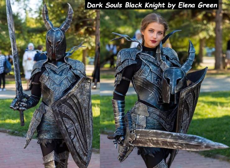 dark souls cosplay - Dark Souls Black Knight by Elena Green