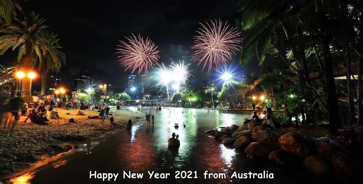 fireworks - Happy New Year 2021 from Australia