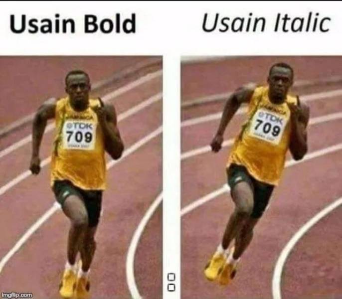usain bolt meme - Usain Bold Usain Italic 709 Otok 709 Imgflip.com