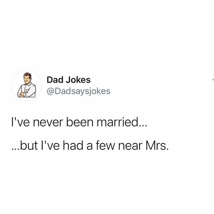 paper - Dad Jokes I've never been married... ...but I've had a few near Mrs.