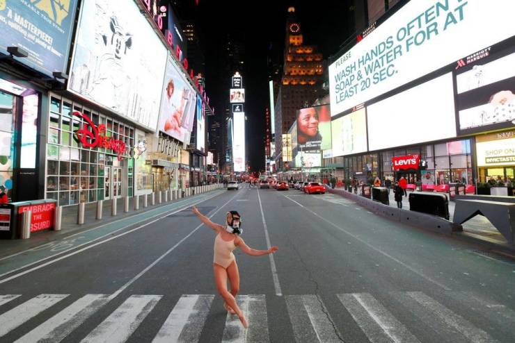 ashlee montague dances in times square - ere Masterpvsh Reise Wash Hands Often Soap & Water For At Least 20 Sec. Levi's Dikeasti Brace The Sure