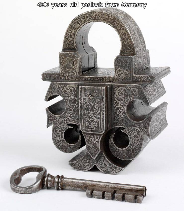 german padlock - 400 years old padlock from Germany or