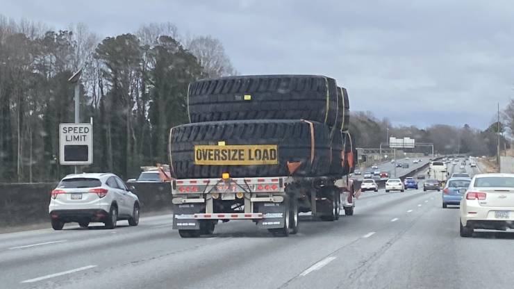 lane - Speed Limit Oversize Load