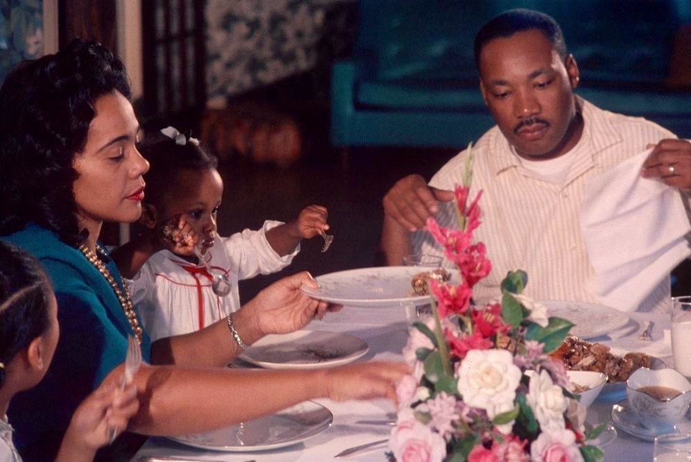 funny randoms and cool pics - martin luther king jr dinner