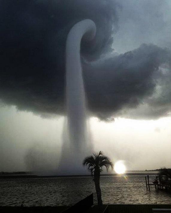 tornadoes on water are called