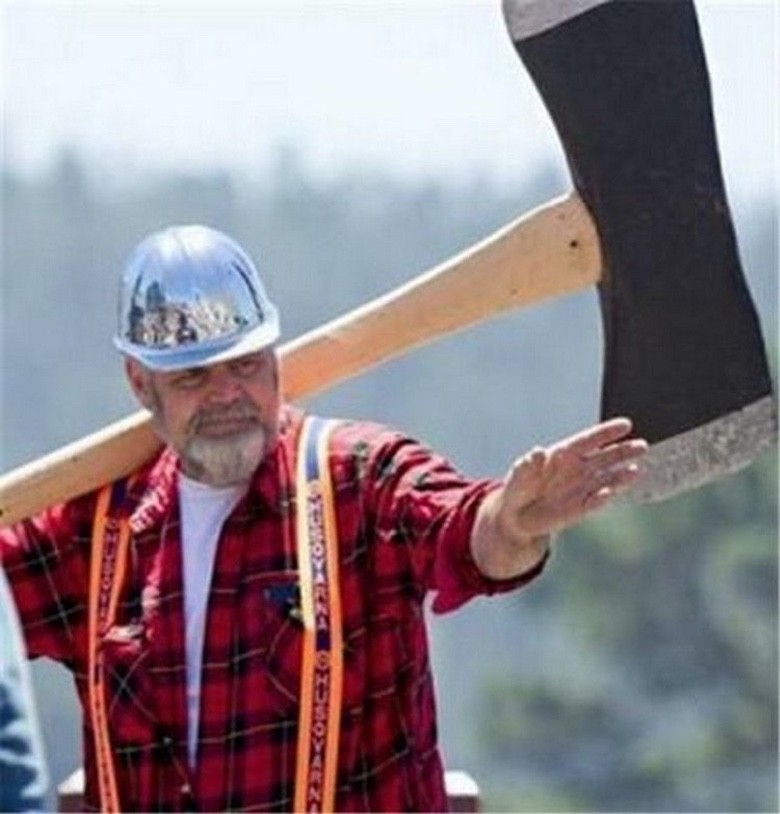 manly lumberjack