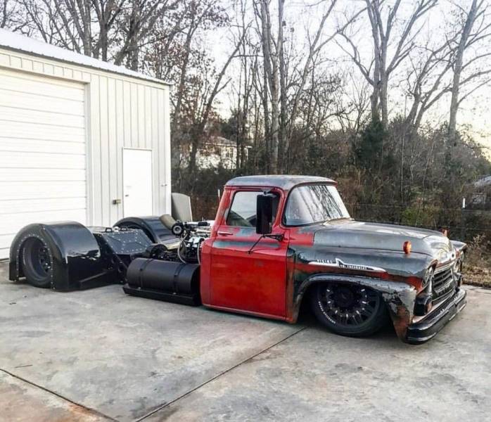 funny pics - chevy viking lowered