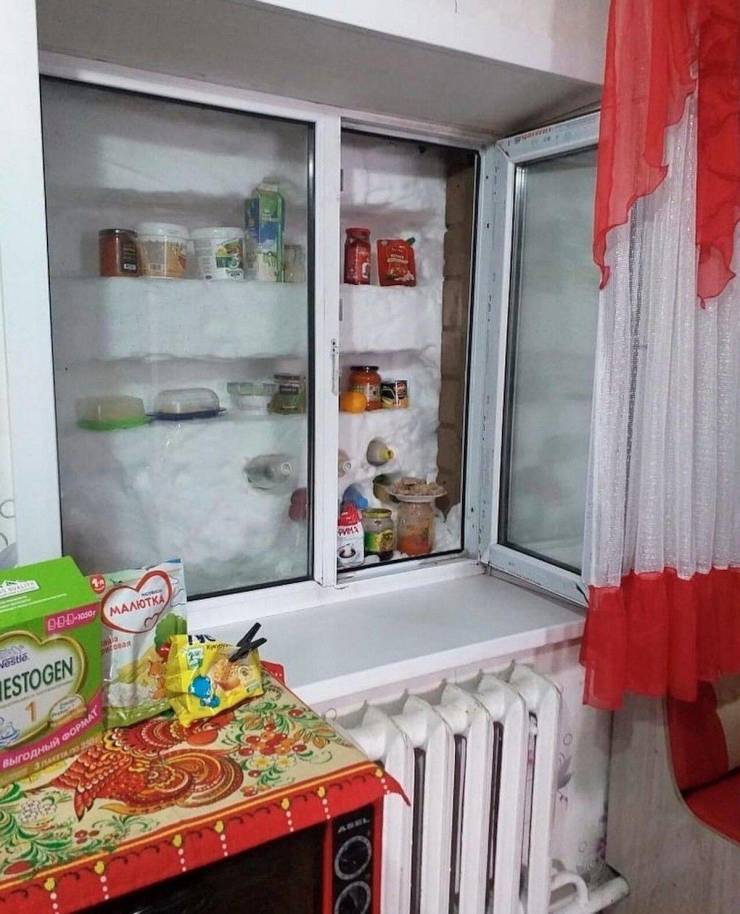 funny pics - russian fridge