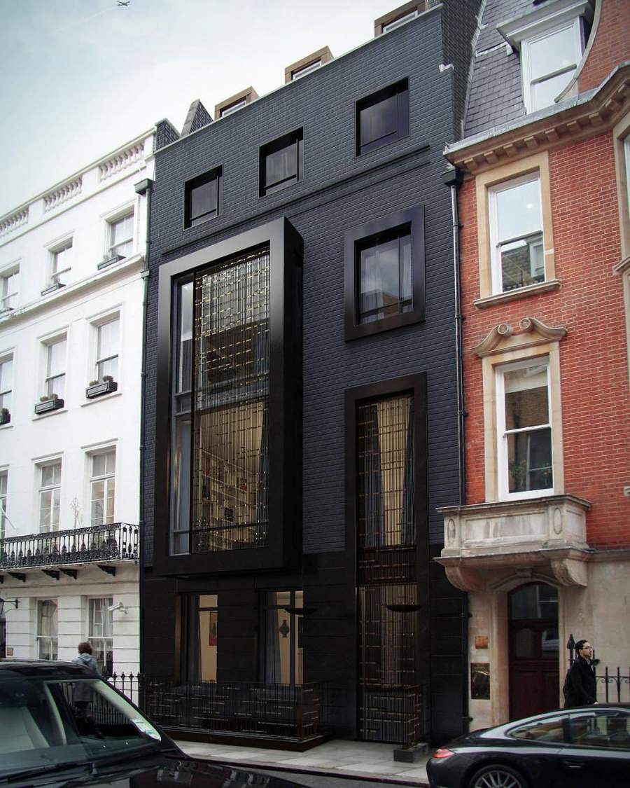 black apartment exterior - Ww Tor