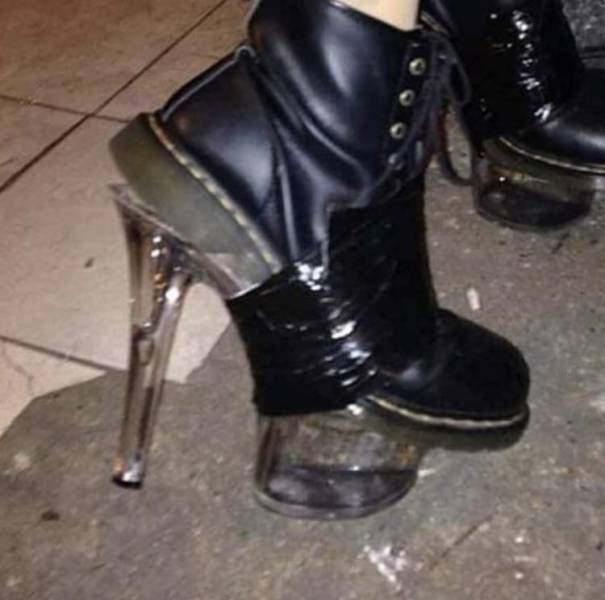 high heels fail