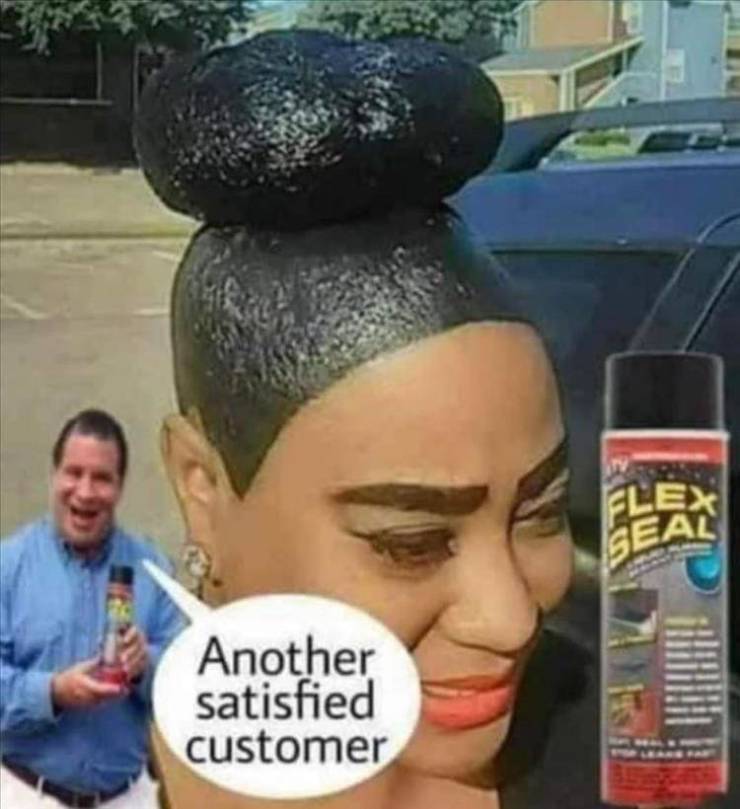 cringe hairstyles girls - Flex Seal Another satisfied customer