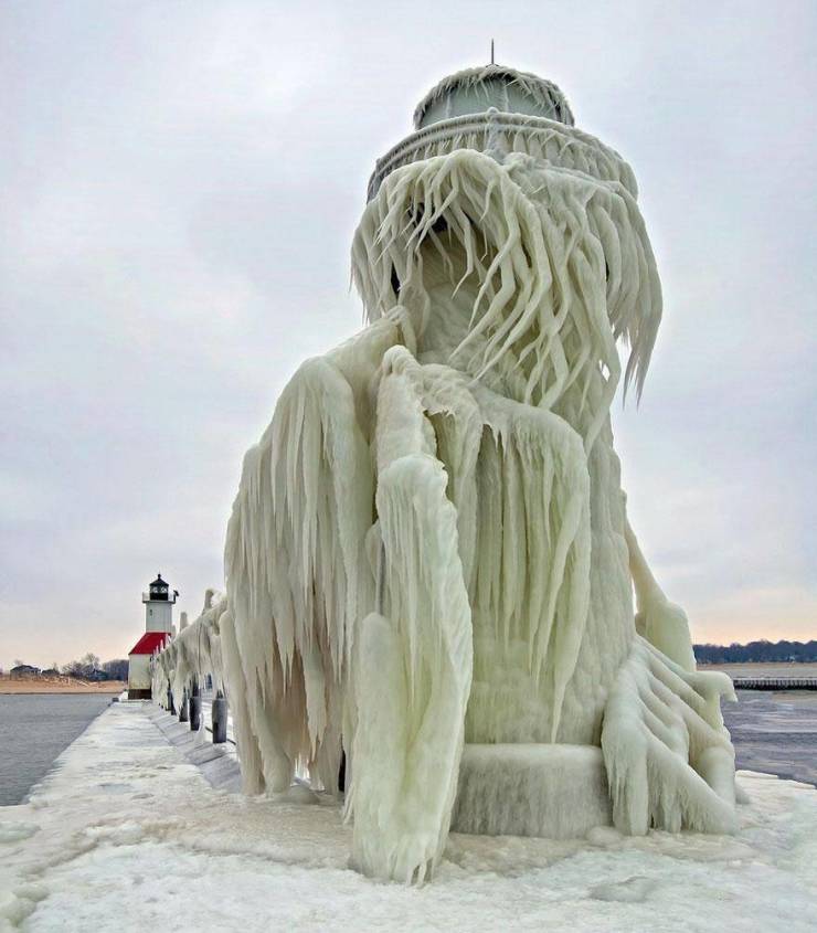 frozen lighthouse