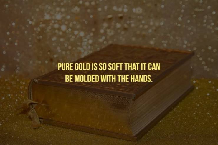 let's begin the new journey - Pure Gold Is So Soft That It Can Be Molded With The Hands.