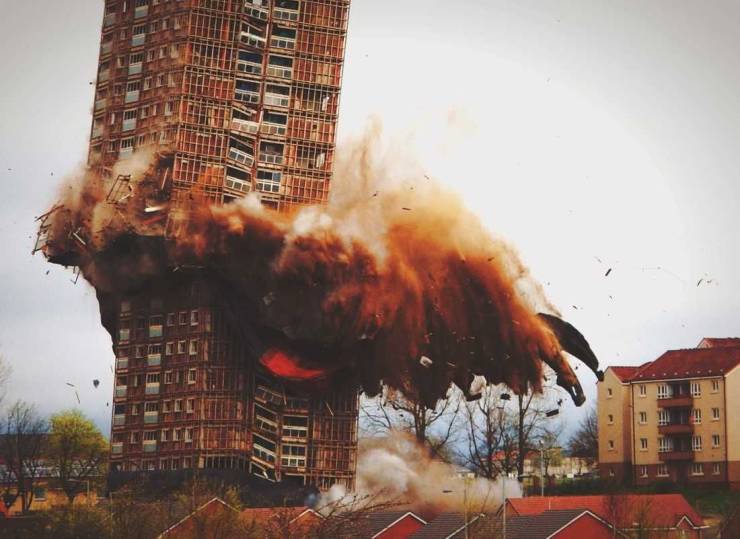 red road flats demolition