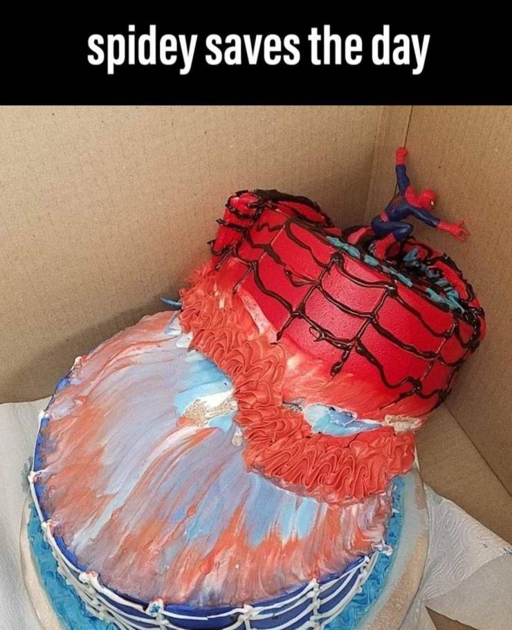 torte - spidey saves the day
