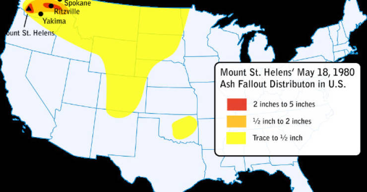 states have safe patient handling legislation - Spokane Ritzville Yakima ount St. Helens Mount St. Helens' Ash Fallout Distributon in U.S. 2 inches to 5 inches 12 inch to 2 inches Trace to 12 inch