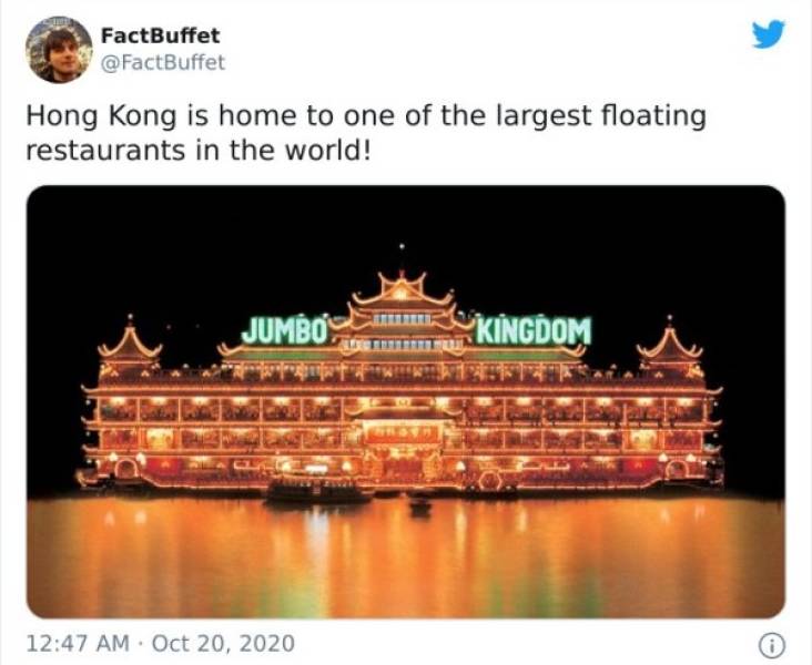 jumbo kingdom - FactBuffet Hong Kong is home to one of the largest floating restaurants in the world! Jumbo Kingdom .