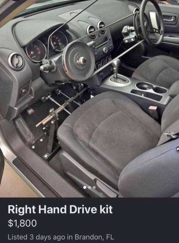 center console - Right Hand Drive kit $1,800 Listed 3 days ago in Brandon, Fl