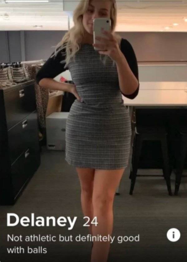 lady - Delaney 24 Not athletic but definitely good with balls
