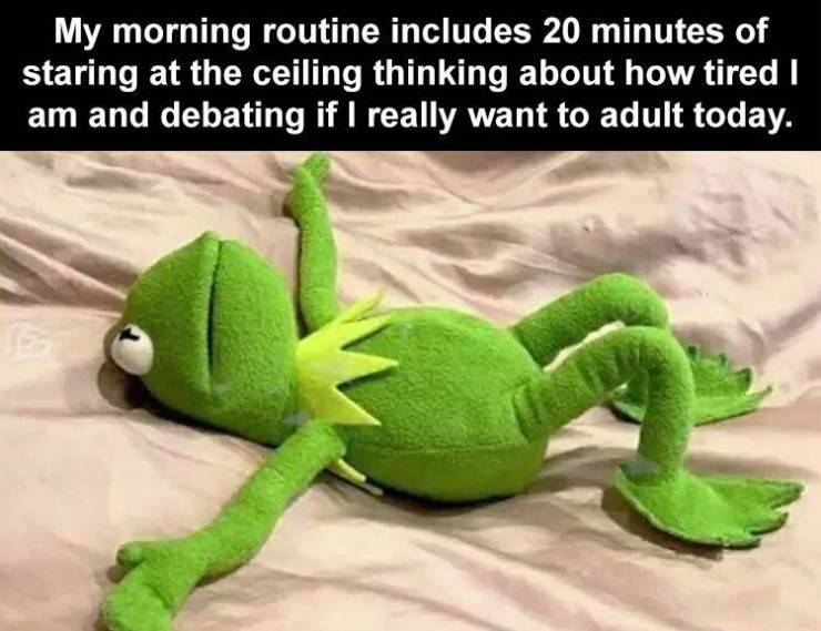 am not turning my clock back - My morning routine includes 20 minutes of staring at the ceiling thinking about how tired I am and debating if I really want to adult today.
