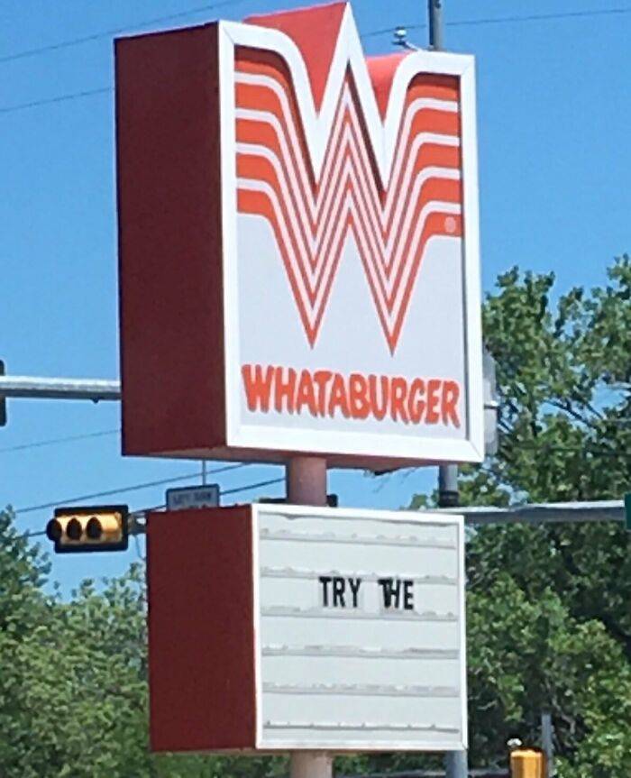 billboard - Whataburger Try He