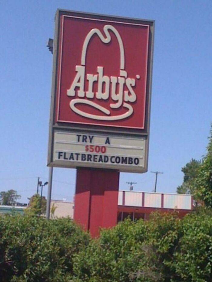 arby's - Arbus Try A $500 Flatbread Combo