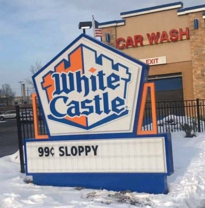 cursed restaurant - Tu Car Wash Exit White Castle 990 Sloppy