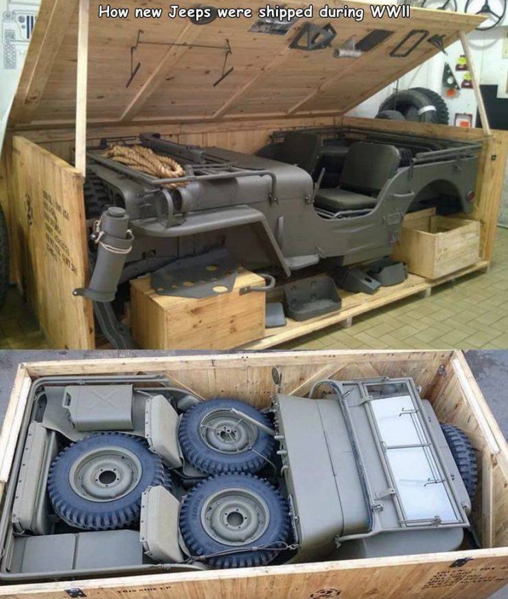 md juen jeep in crate - How new Jeeps were shipped during Wwii