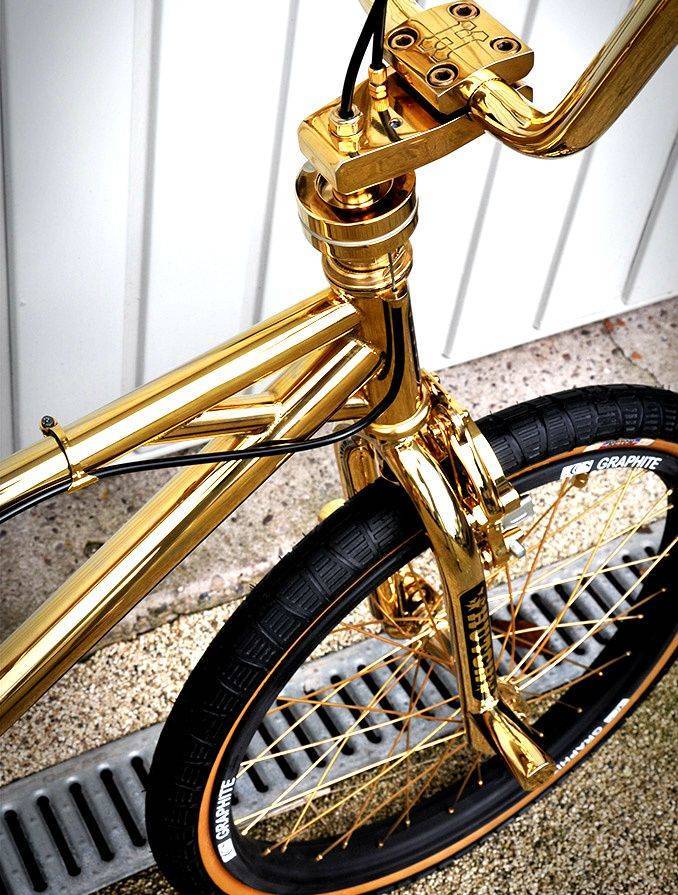 gold bmx bike - Craphite Graphite