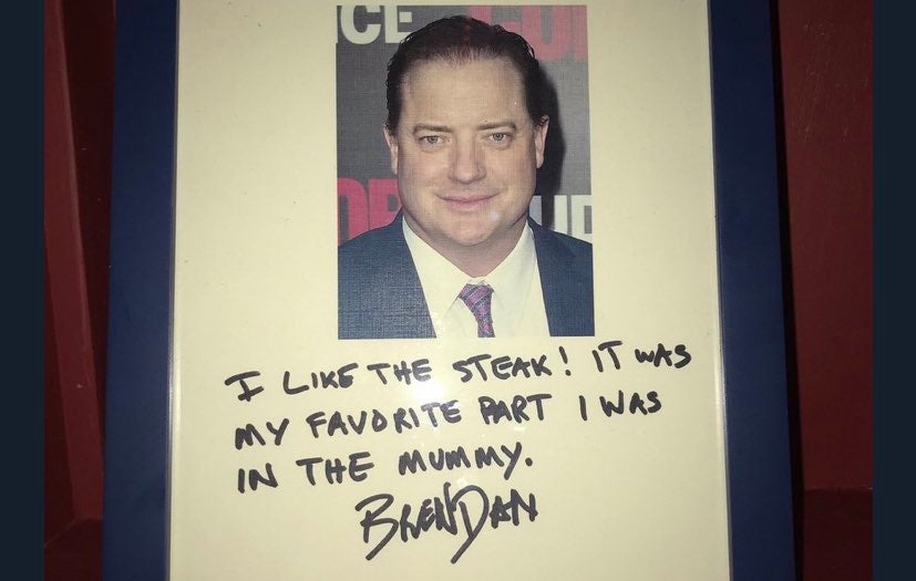 photo caption - Cd 10 I The Steak! It Was My Favorite Part I Was In The Mummy. .