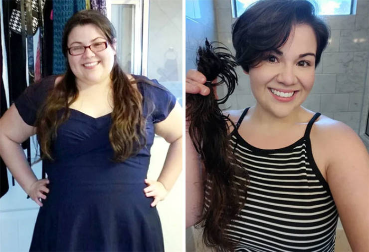 "235>165=70 Lbs Lost. I Have Used My Long Hair As A Safety Blanket To Hide Behind For As Long As I Can Remember. I Decided To Not Hide Anymore"