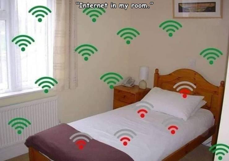 wifi icon - "Internet in my room.