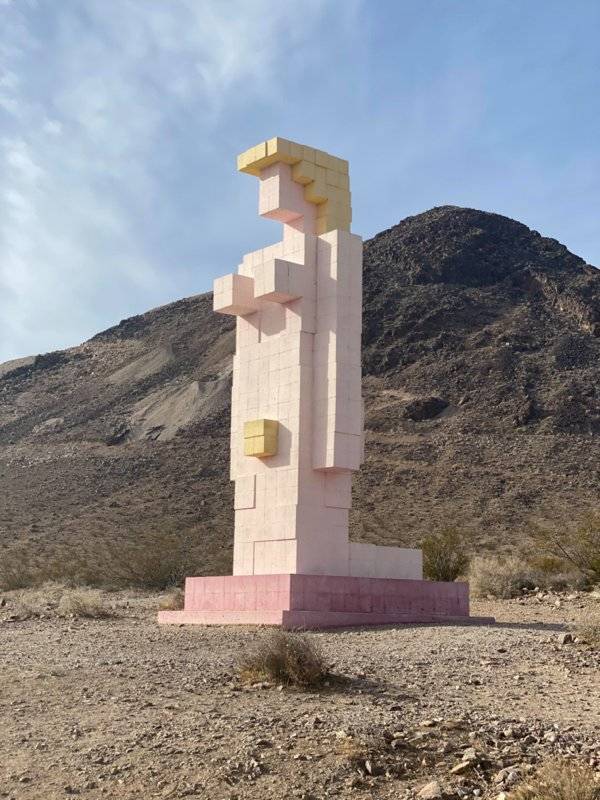 Nevada

 

A Lego-like statue called “Lady Desert: The Venus of Nevada”