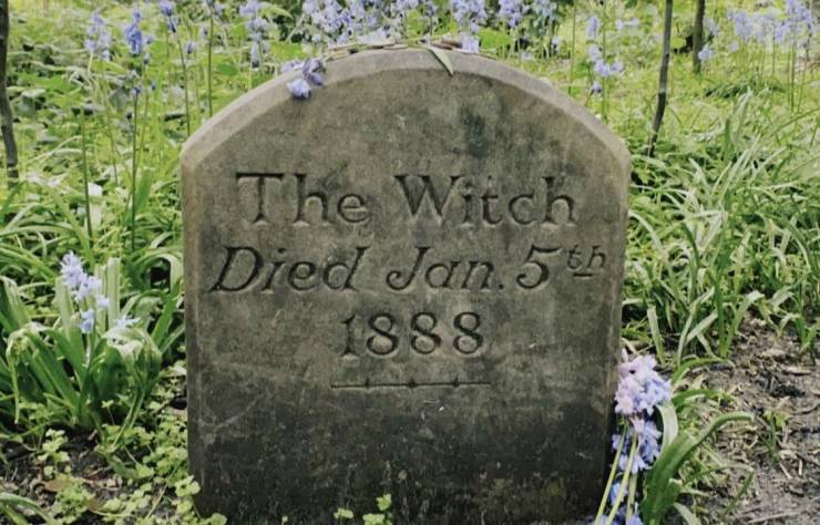 grave - The Witch Died Jan. 5th 1888